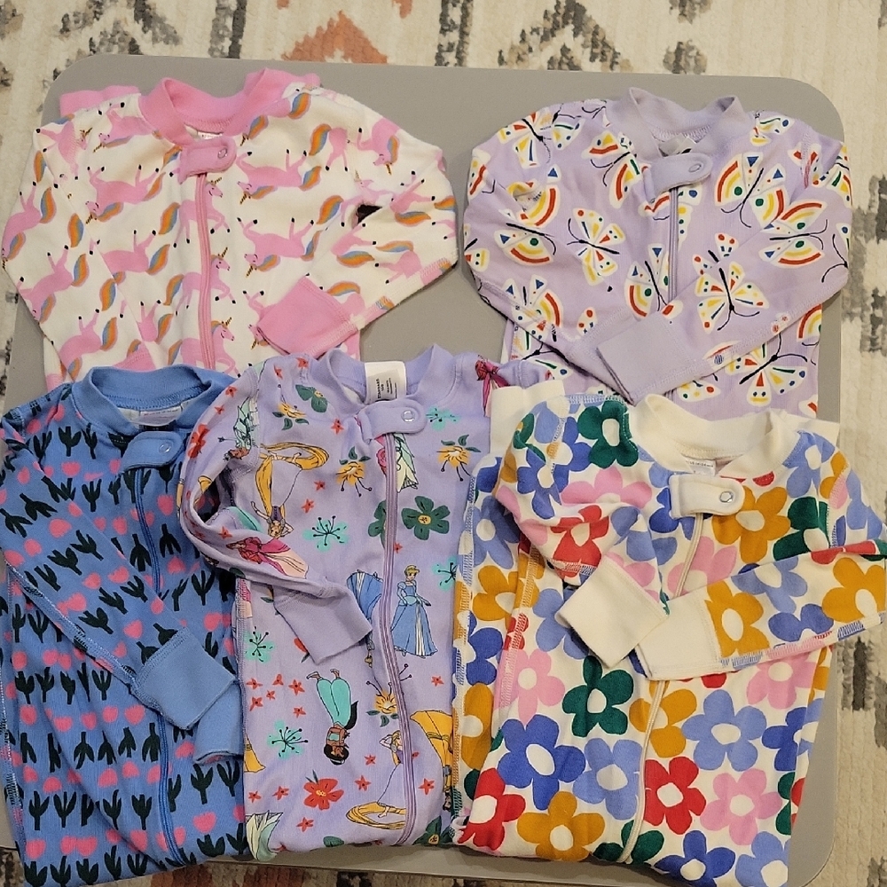 Hanna Andersson PJs: Set Of 5, Size 18-24 Mos